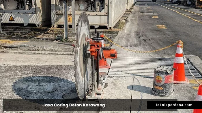coring beton karawang